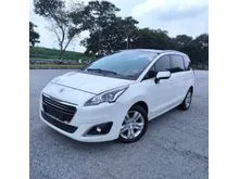 2014 Peugeot 5008 1.6 MPV (A) HEAD UP DISPLAY / REVERSE CAMERA / FACELIFT MODEL