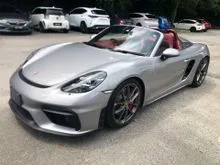 2021 Porsche 718 Spyder 4.0 Manual Recon 6K KM