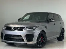 2021 Land Rover Range Rover Sport 5.0 SVR SUV [22K KM ONLY] [UK SPEC] [UNREGISTERED UNIT] [READY STOCK]