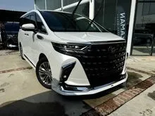 2023 Toyota Alphard 2.5 Z 5AA ORIGENAL MODELLISTA AERO-KIT + MUFLLER + DAYLIGHT HUD TWIN-ROOF AUTO-PARKING 4CAM DIM BSM GRADE 5AA UNREG