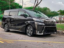 HIGH SPEC 3LED+3YRS WARRANTY 2018 Toyota Vellfire 2.5 ZG